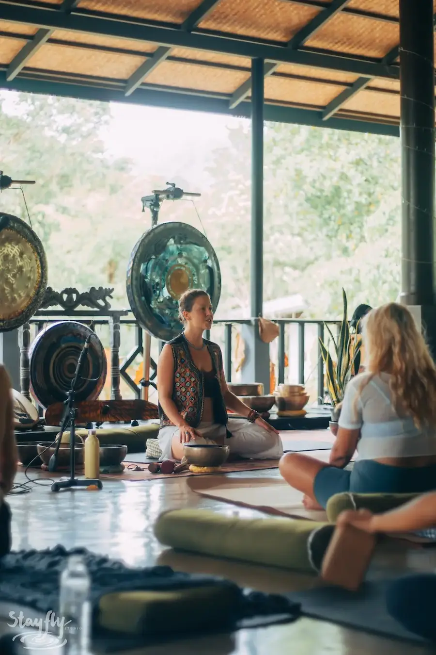 A moment from International Yoga Day at Awakenest.