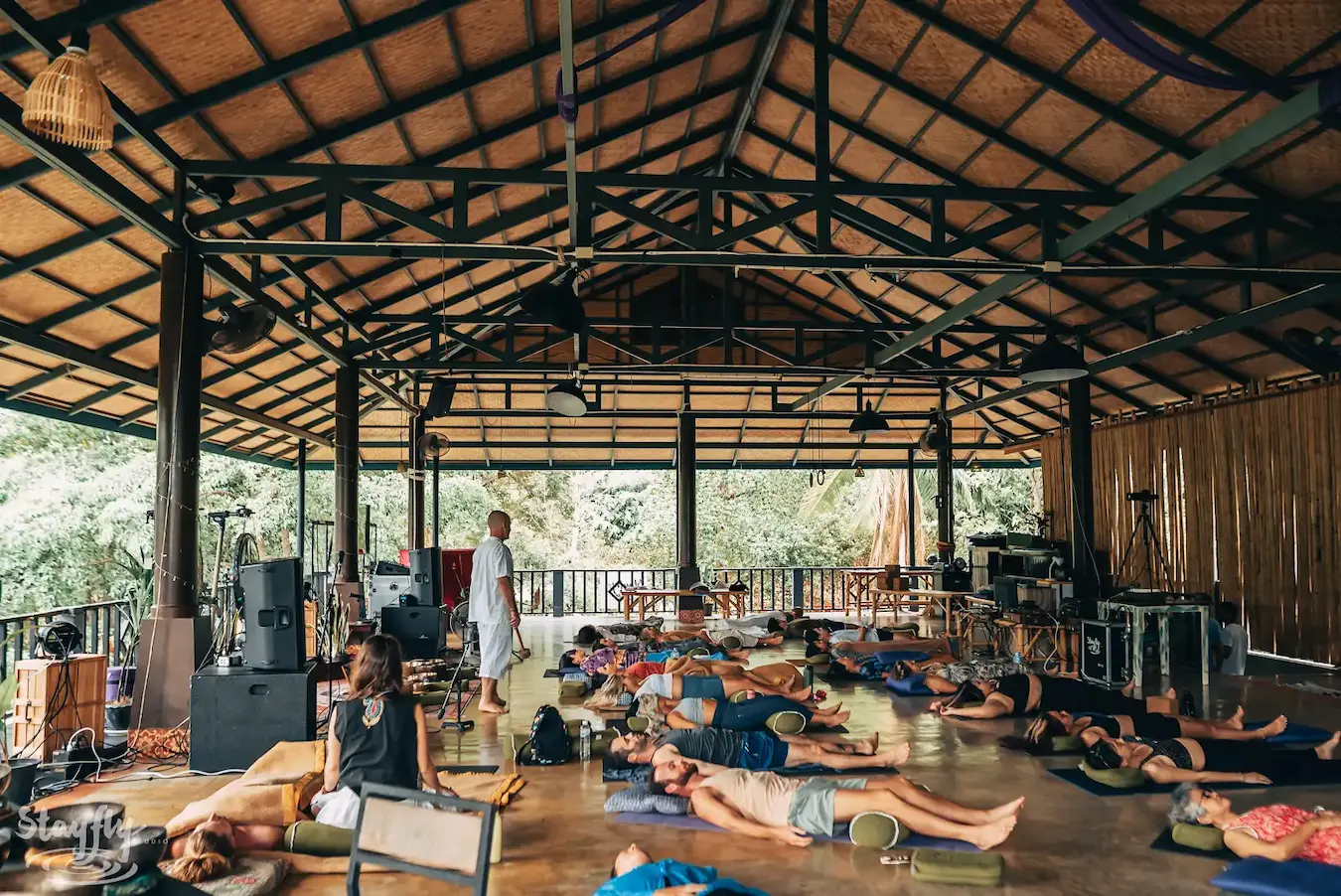 A moment from International Yoga Day at Awakenest.