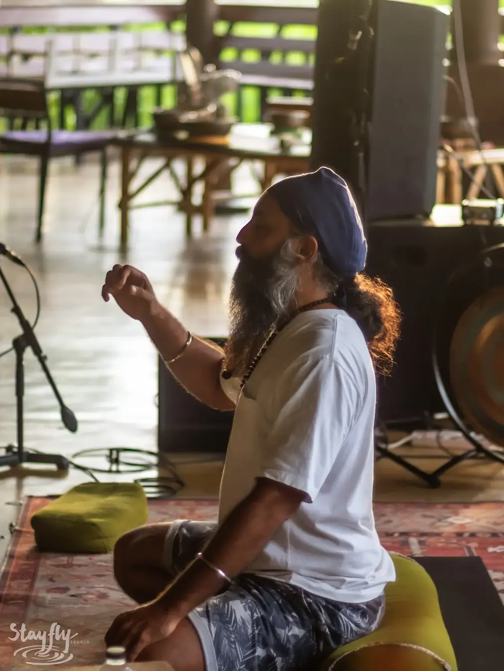 A moment from International Yoga Day at Awakenest.