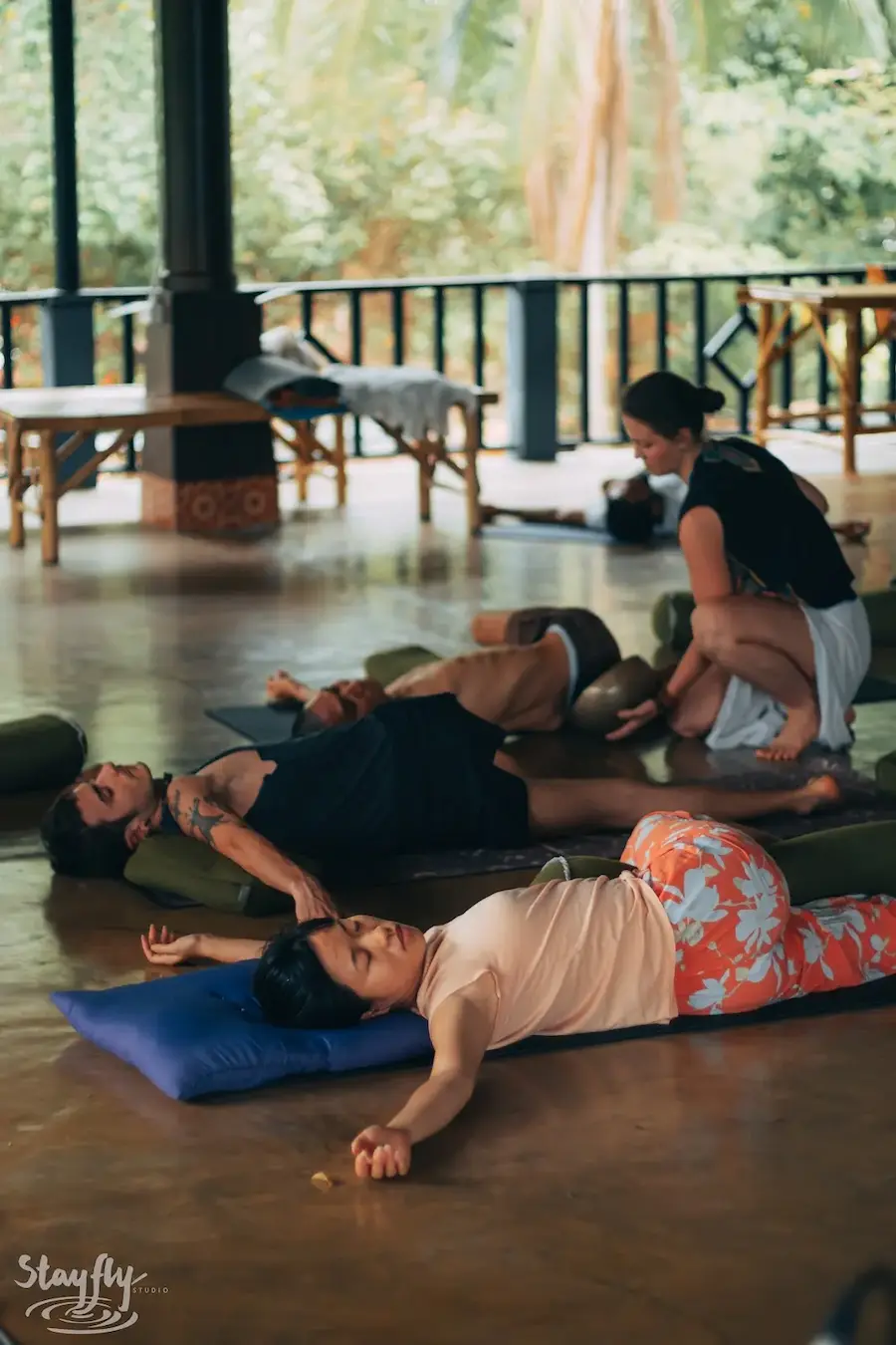 A moment from International Yoga Day at Awakenest.