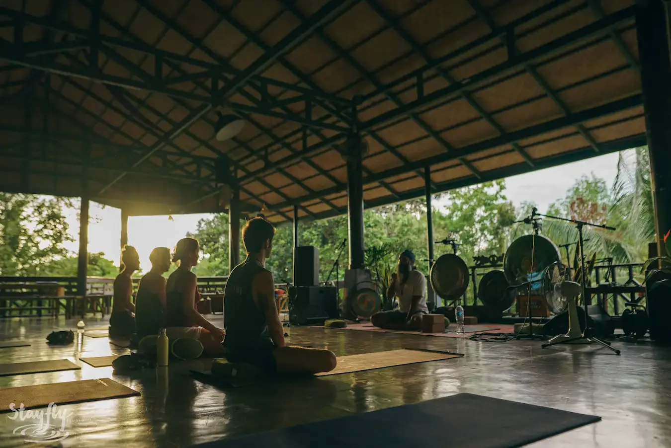 A moment from International Yoga Day at Awakenest.
