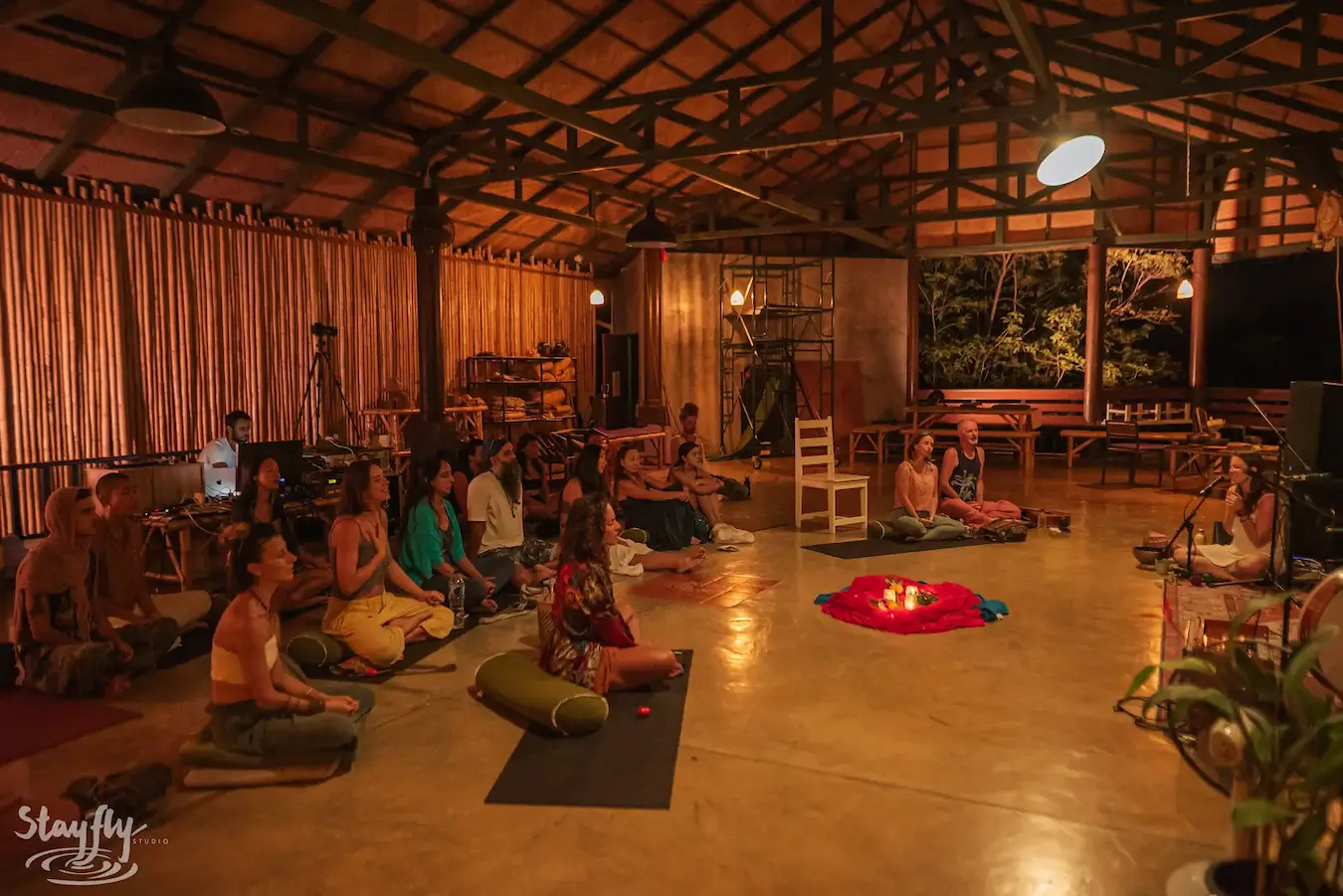A moment from International Yoga Day at Awakenest.
