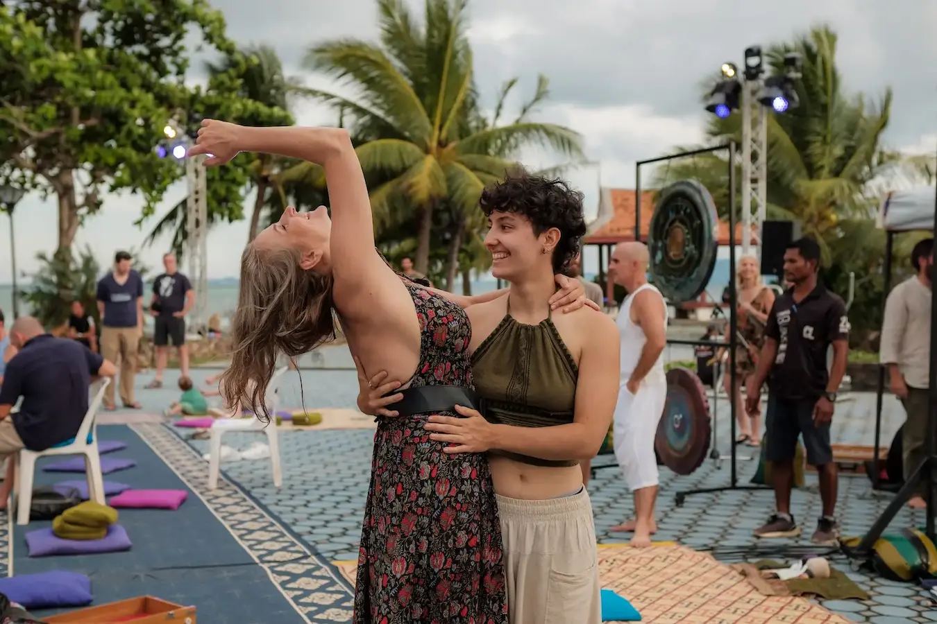 A moment from Medicine Circle at Awakenest.