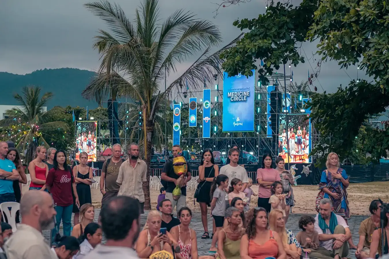 A moment from Medicine Circle at Awakenest.