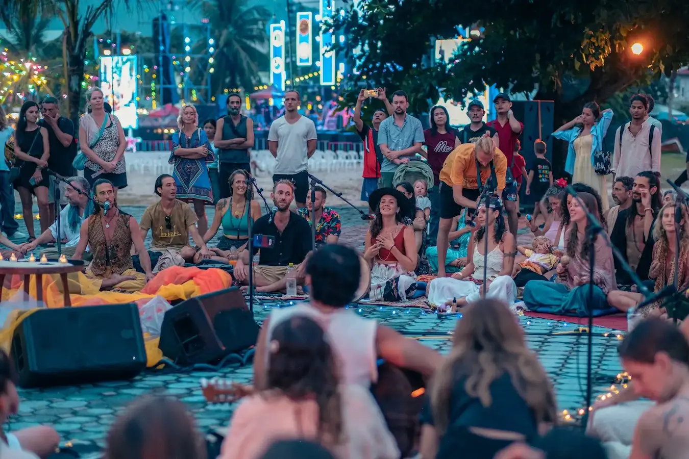 A moment from Medicine Circle at Awakenest.