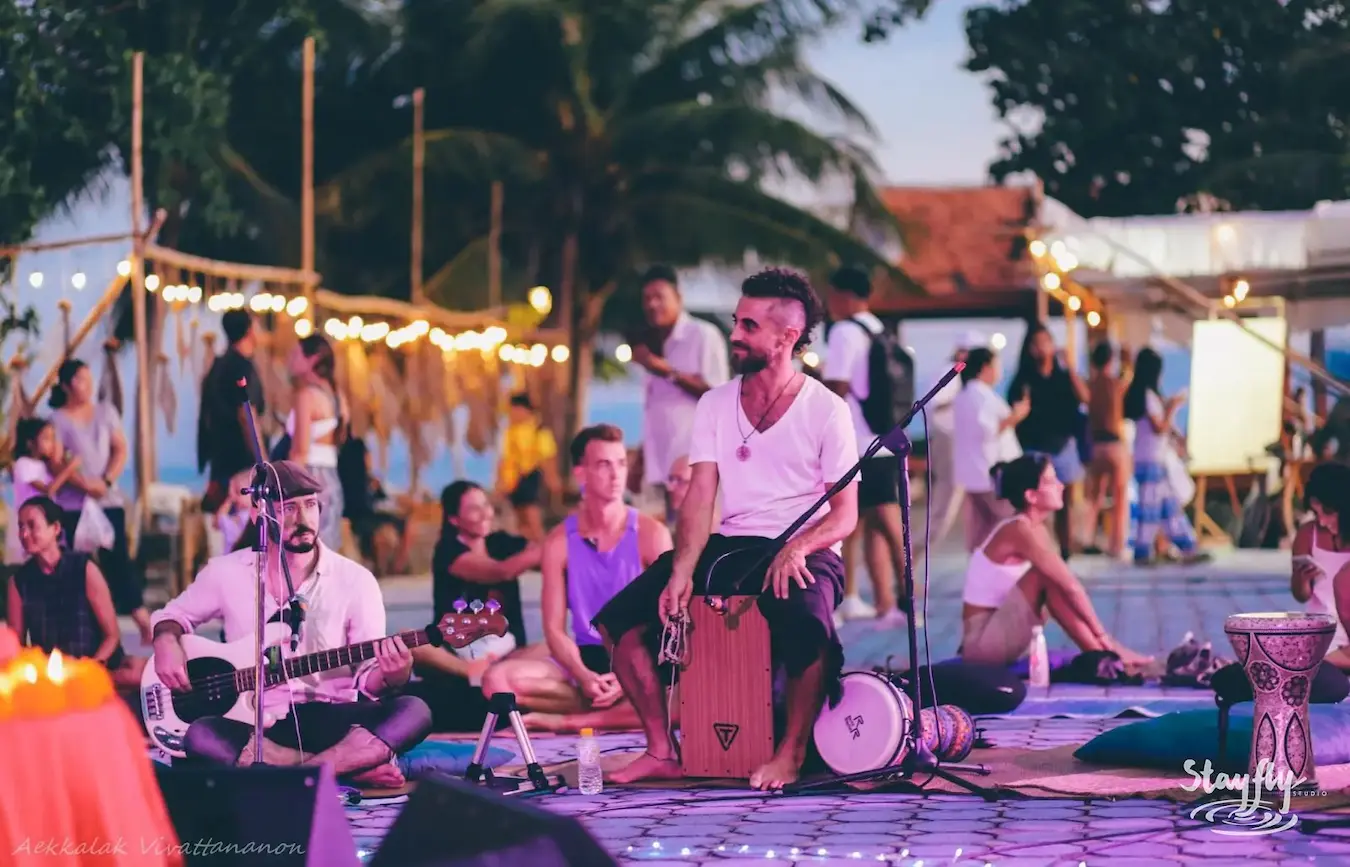A moment from Medicine Circle at Awakenest.