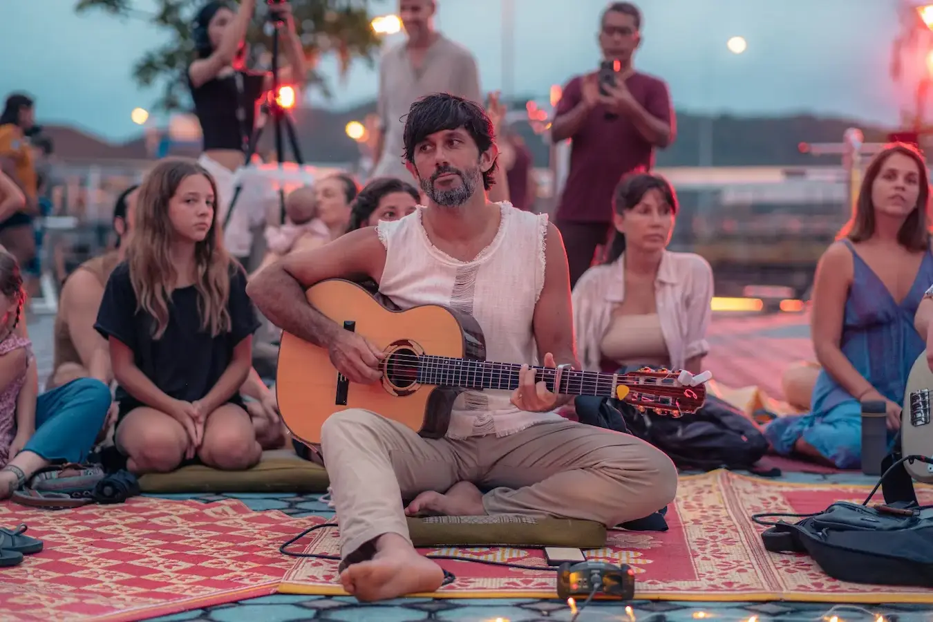 A moment from Medicine Circle at Awakenest.