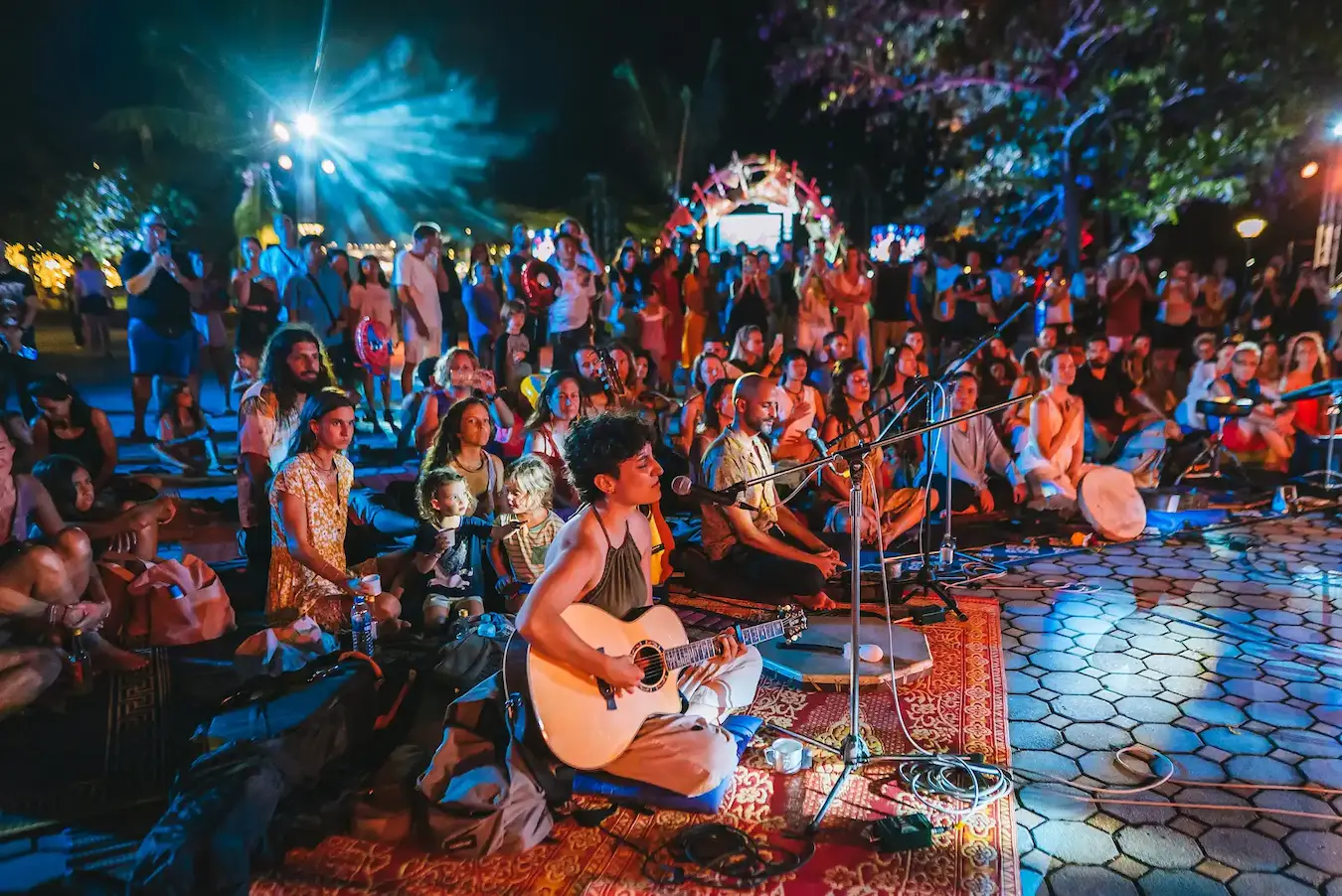 A moment from Medicine Circle at Awakenest.