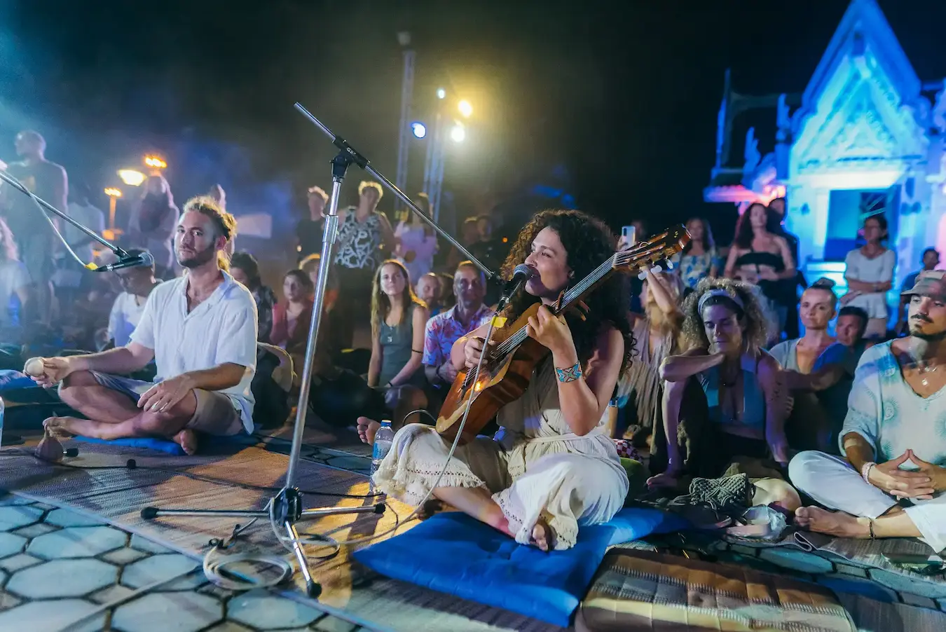 A moment from Medicine Circle at Awakenest.