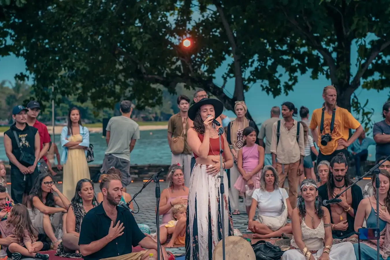 A moment from Medicine Circle at Awakenest.