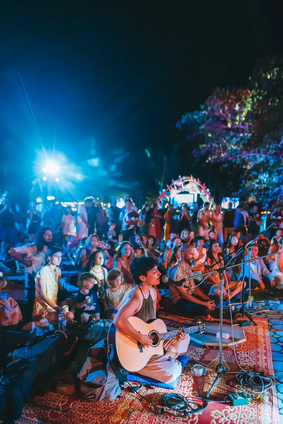 A moment from Medicine Circle at Awakenest.