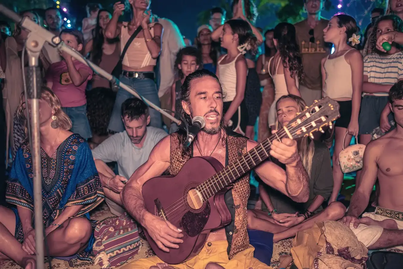 A moment from Medicine Circle at Awakenest.