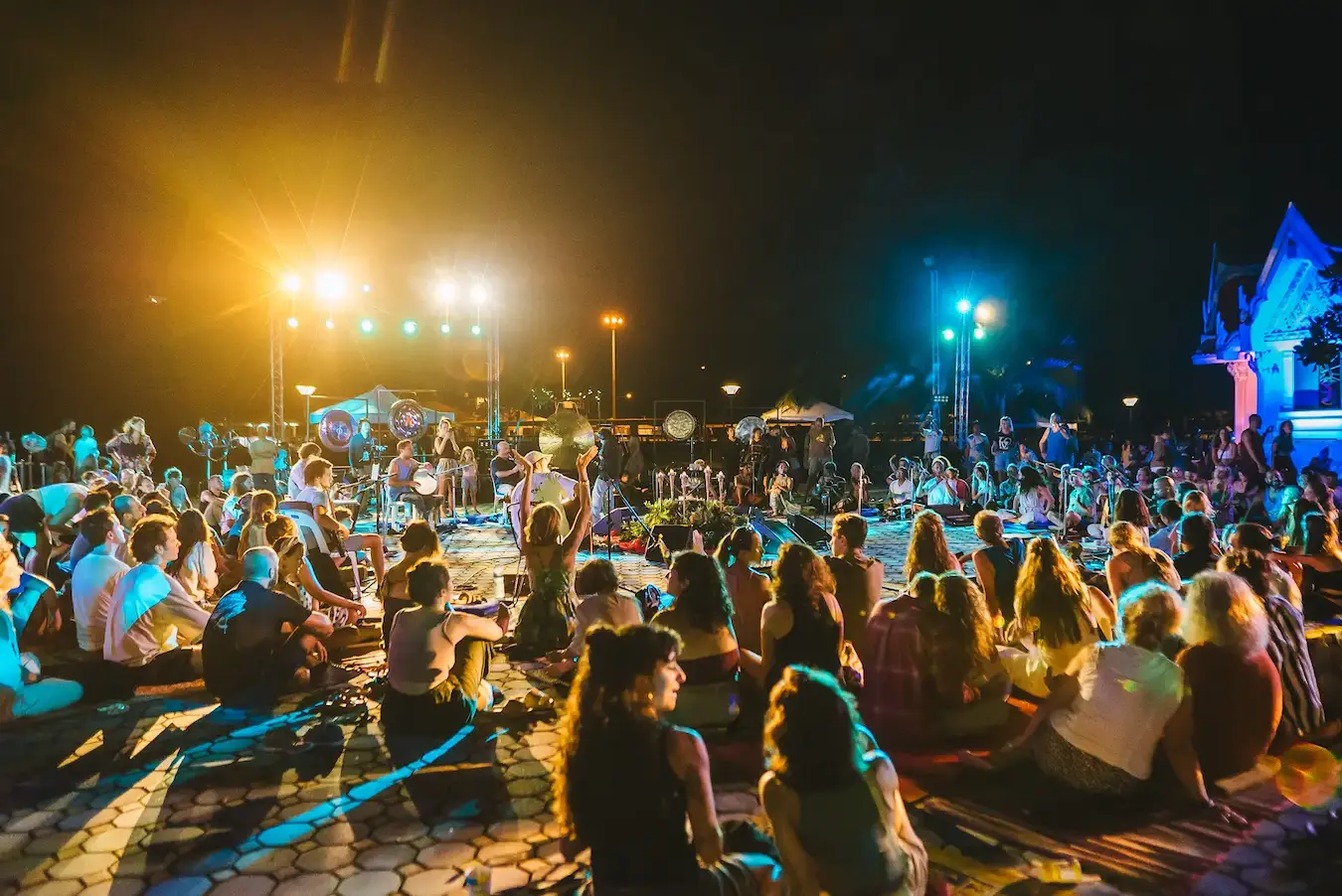 A moment from Medicine Circle at Awakenest.