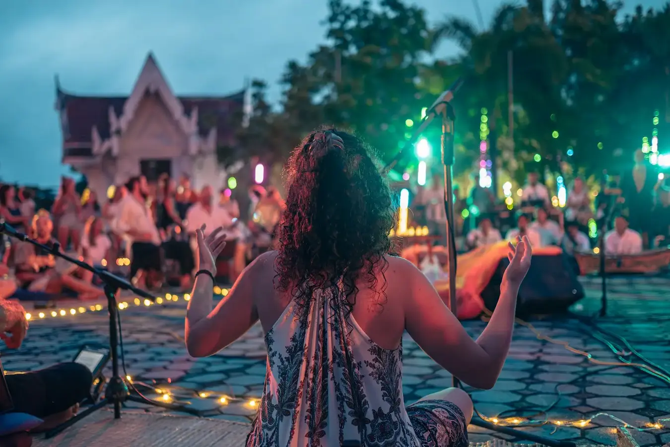 A moment from Medicine Circle at Awakenest.