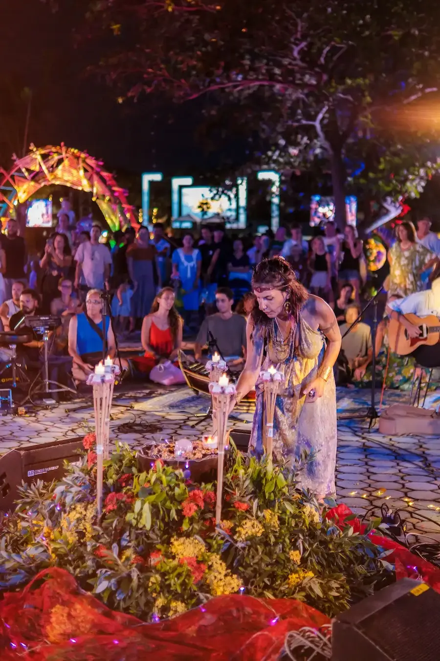 A moment from Medicine Circle at Awakenest.