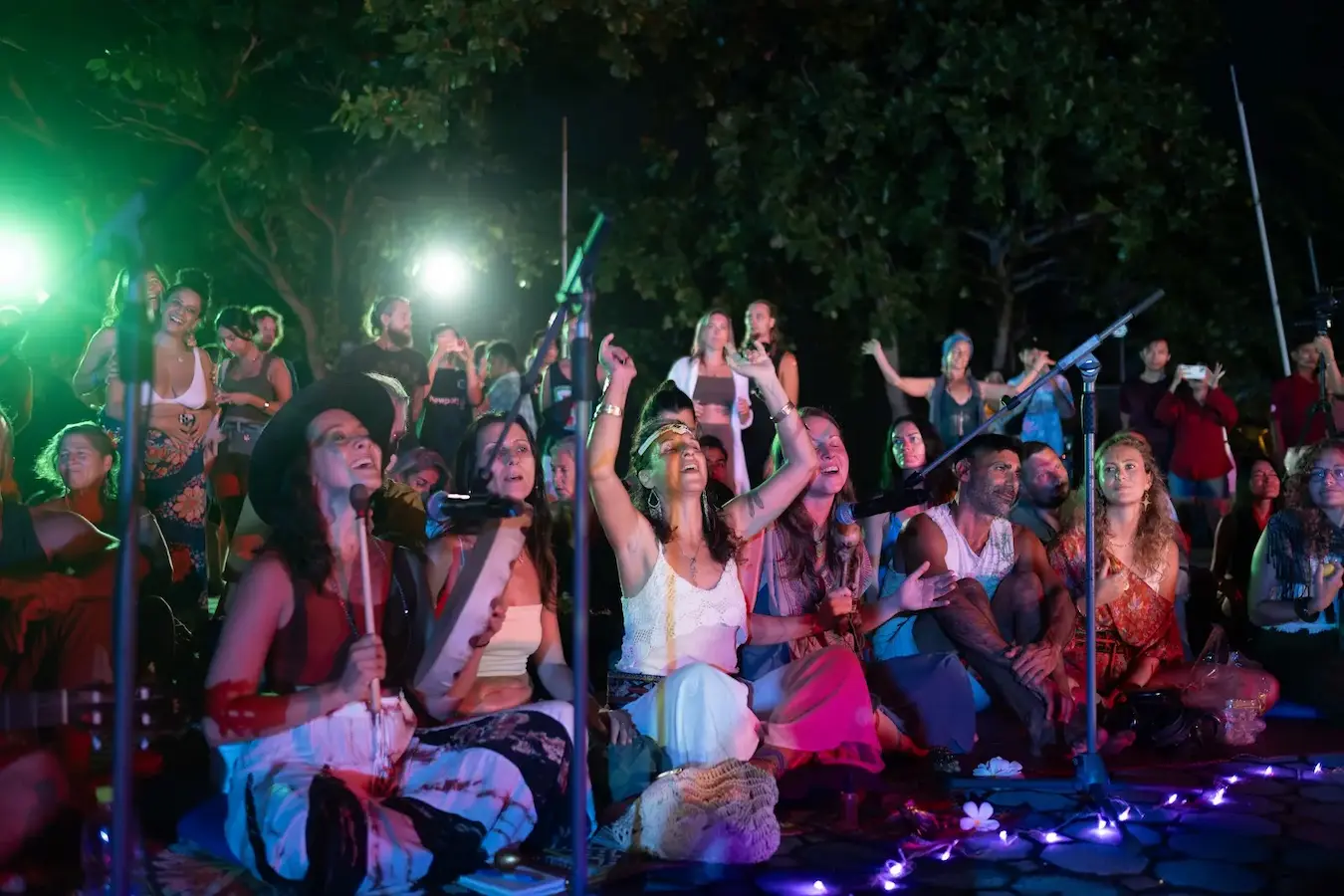 A moment from Medicine Circle at Awakenest.