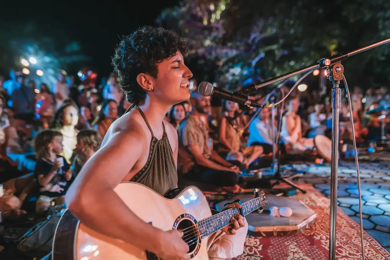 A moment from Medicine Circle at Awakenest.