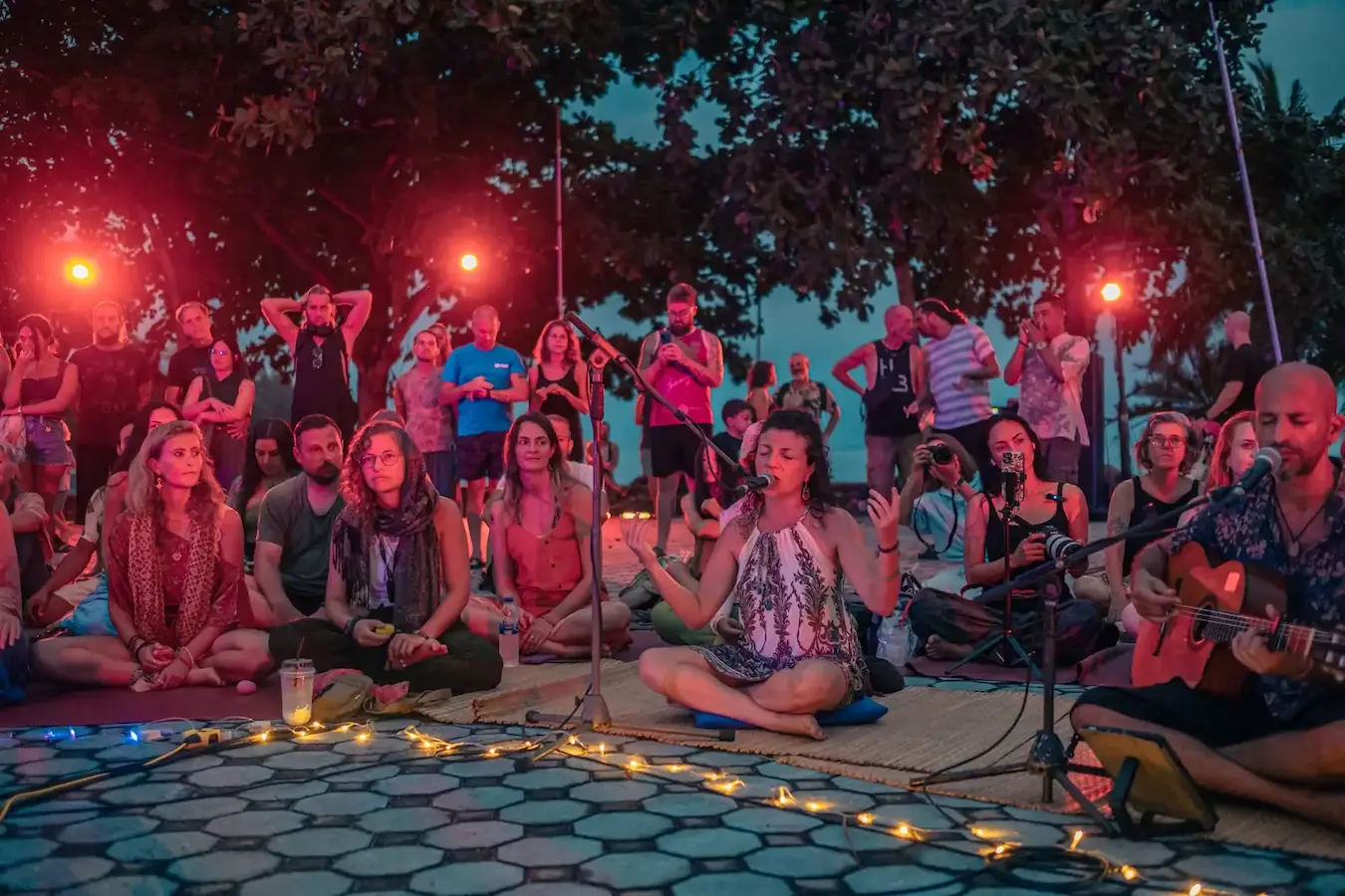 A moment from Medicine Circle at Awakenest.