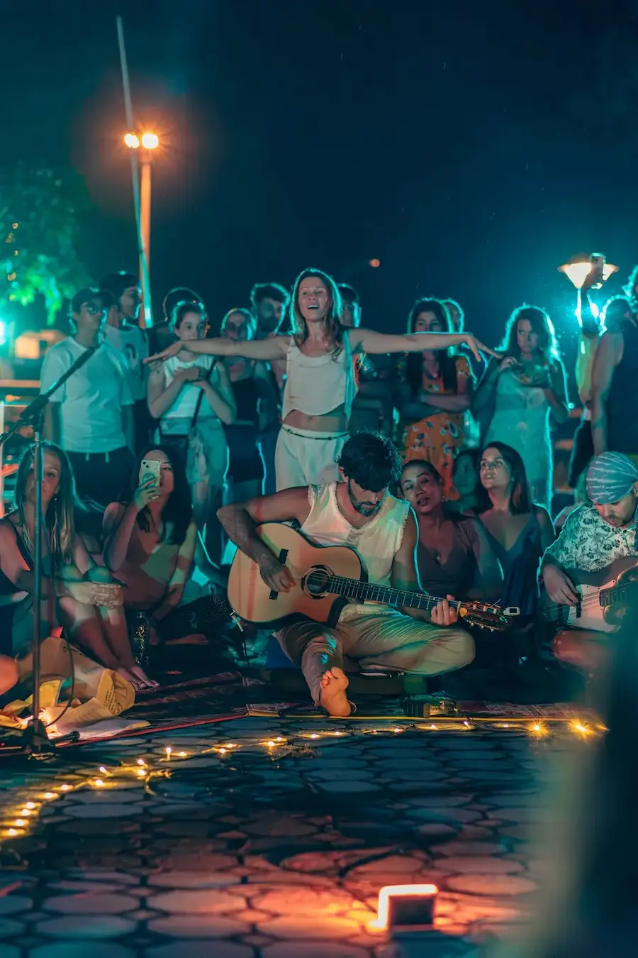 A moment from Medicine Circle at Awakenest.
