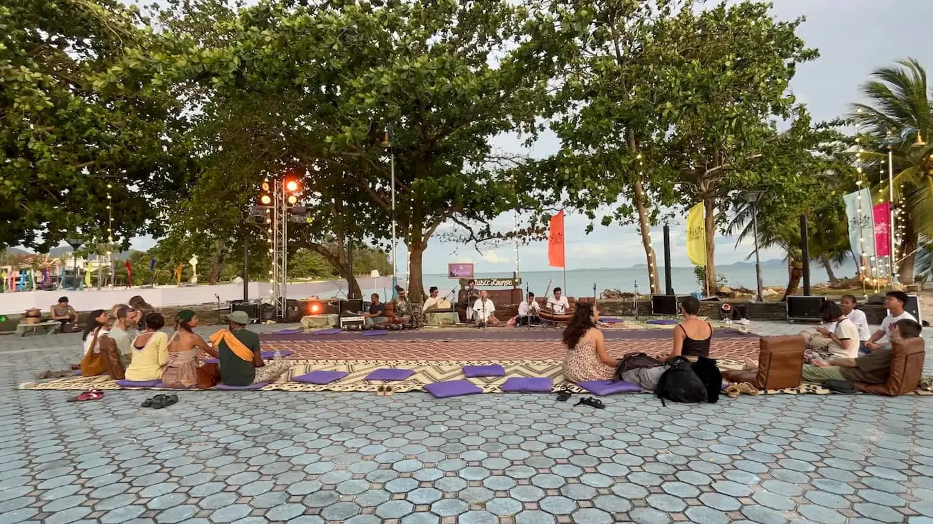 A moment from Music Lounge by the Sea at Awakenest.