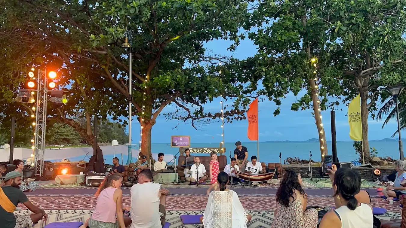 A moment from Music Lounge by the Sea at Awakenest.