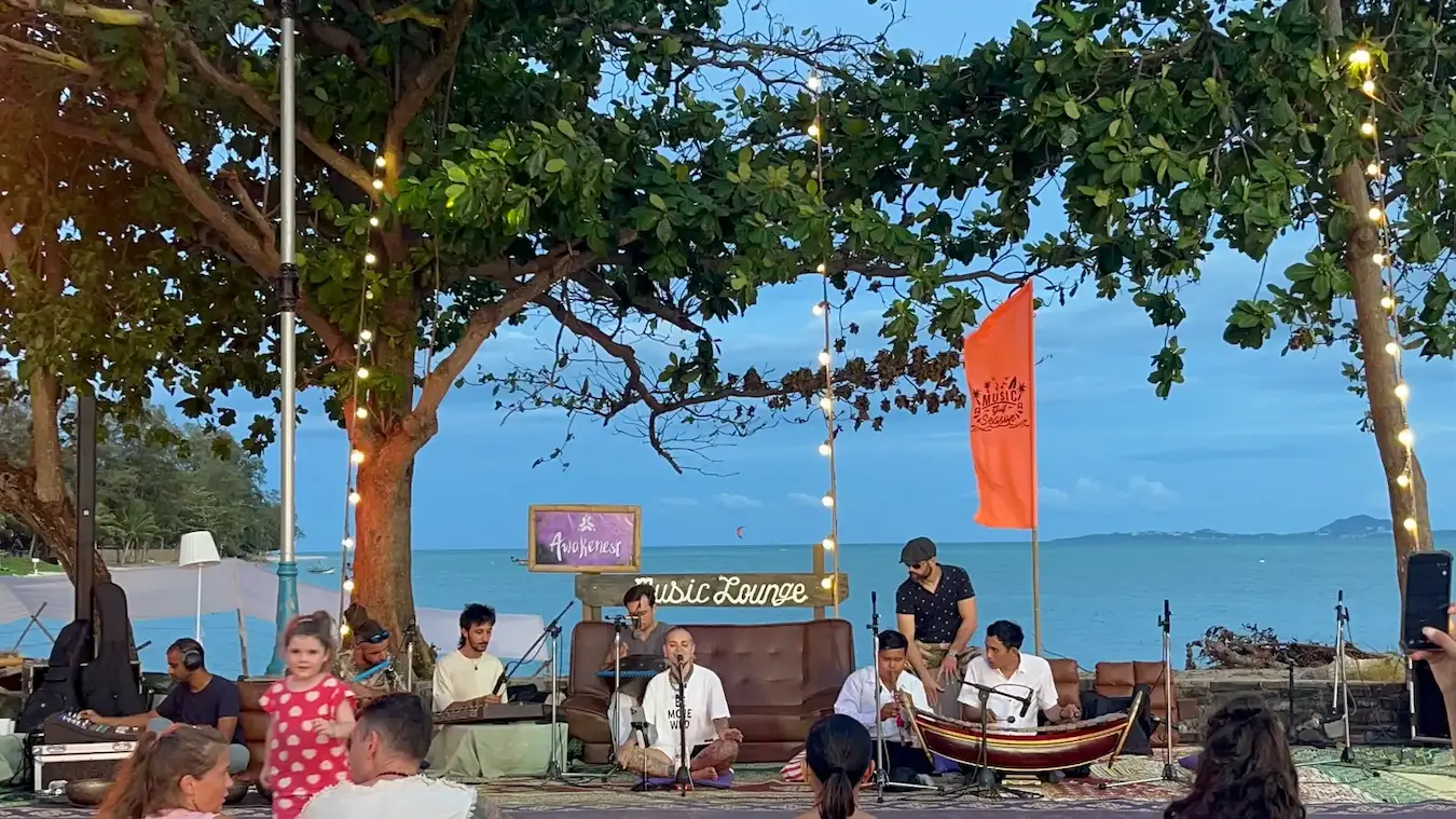 A moment from Music Lounge by the Sea at Awakenest.