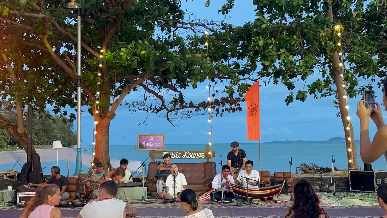 A moment from Music Lounge by the Sea at Awakenest.