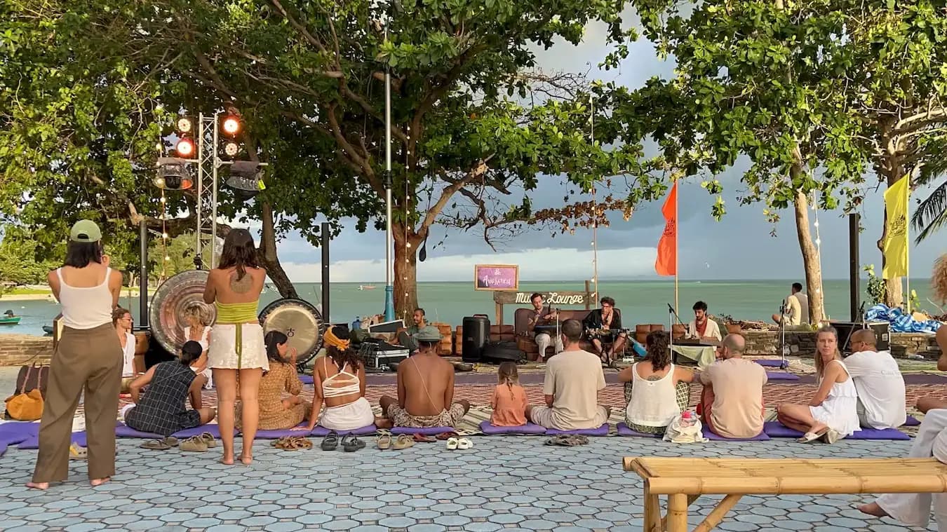 A moment from Music Lounge by the Sea at Awakenest.