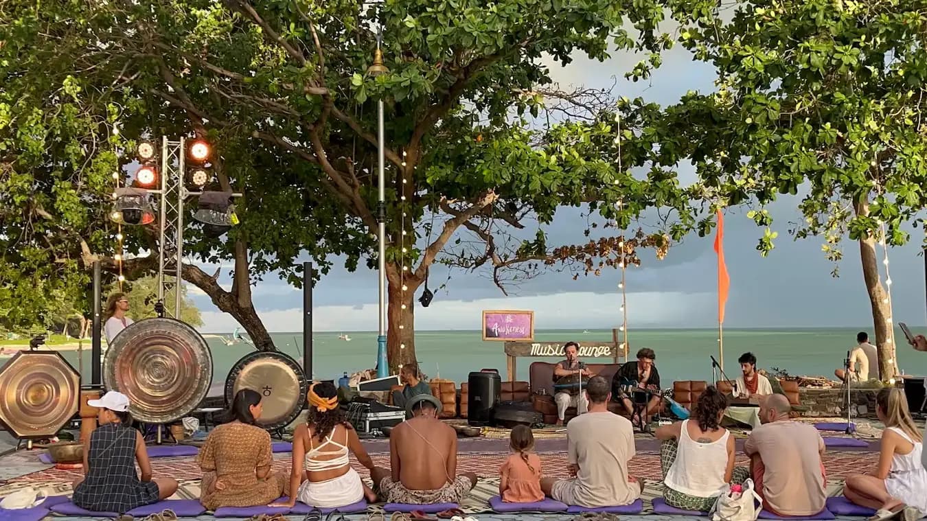 A moment from Music Lounge by the Sea at Awakenest.