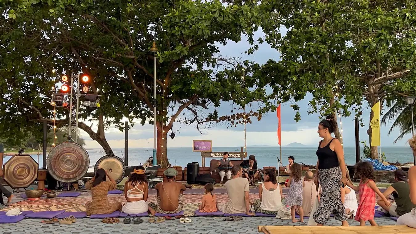 A moment from Music Lounge by the Sea at Awakenest.