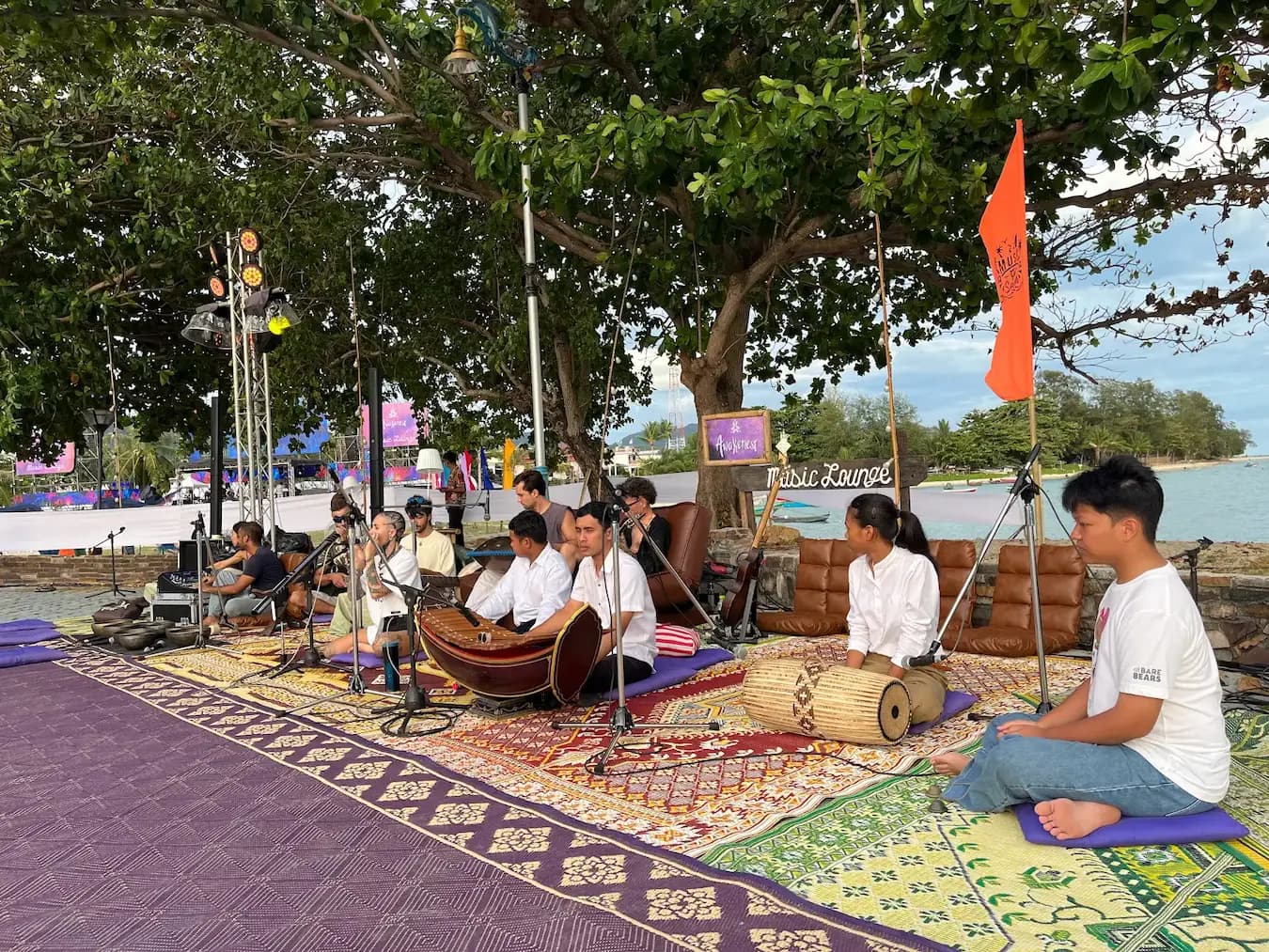 A moment from Music Lounge by the Sea at Awakenest.