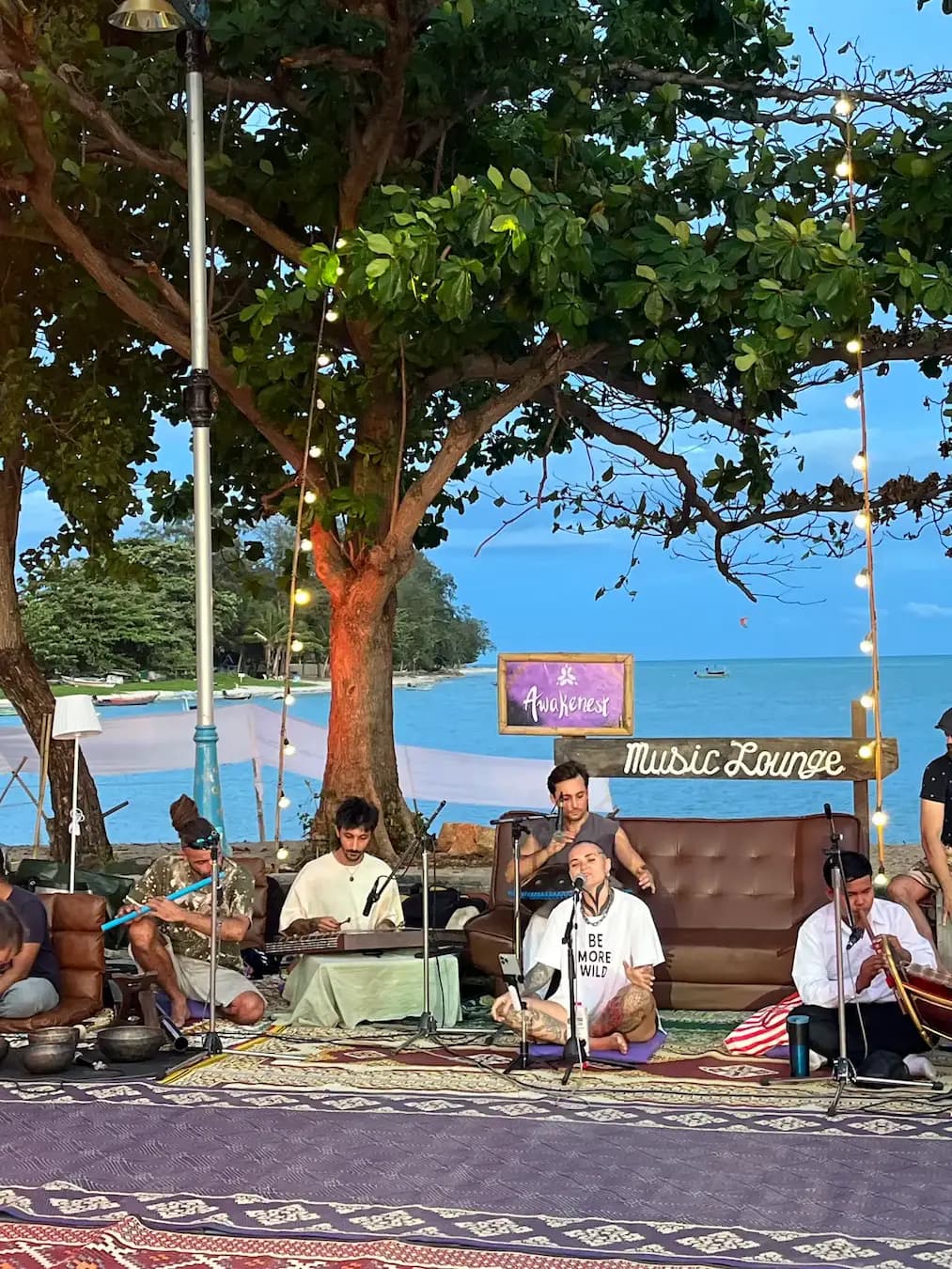 A moment from Music Lounge by the Sea at Awakenest.