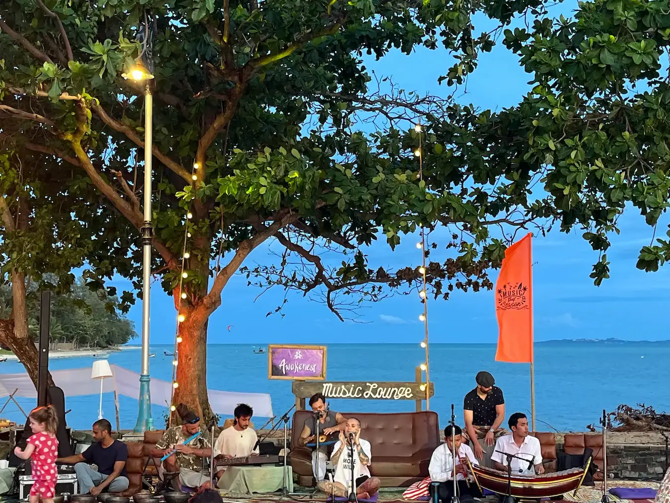 A moment from Music Lounge by the Sea at Awakenest.